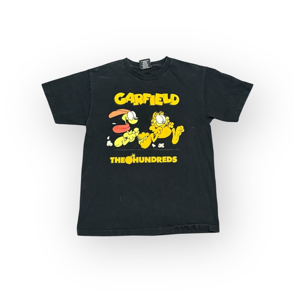RARE Garfield x The Hundreds Men’s T-Shirt Odie Graphic Streetwear Collab Sz M - Picture 1 of 7